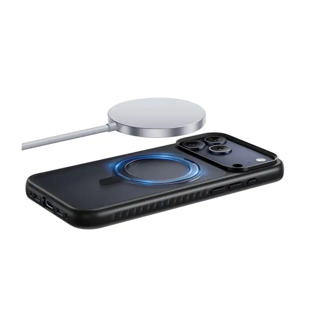 Θήκη Hoco Premium Rotating Magsafe για Apple iPhone 17 Pro με Ενσωματωμένο Stand Μαύρη