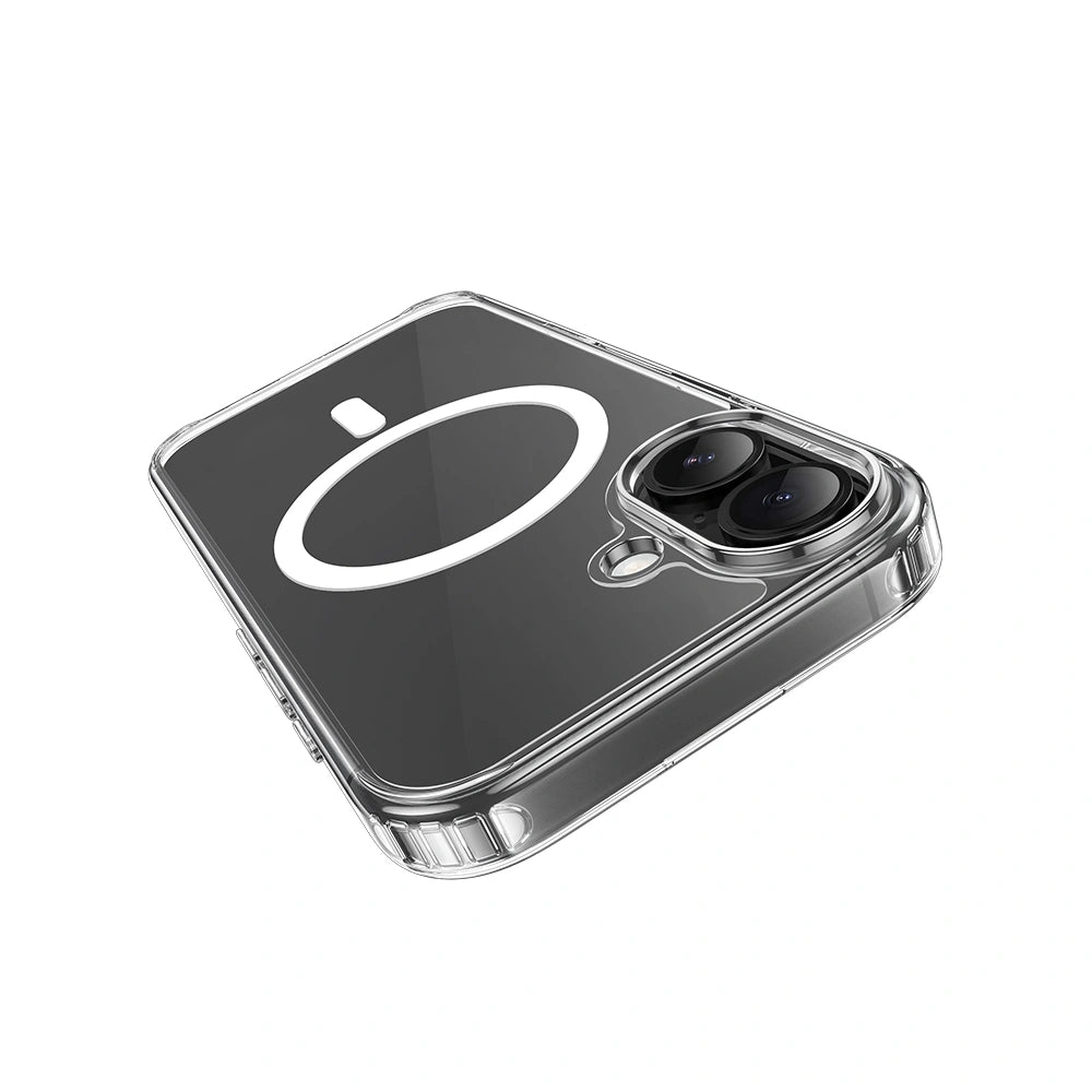 Θήκη Hoco TPU Magnetic Series Airbag Anti-fall για Apple iPhone 17 Διάφανη
