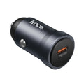 Φορτιστής Αυτοκινήτου Hoco Z62A Mini QC PD30W 1xUSB-C Alluminum Alloy Μαύρος