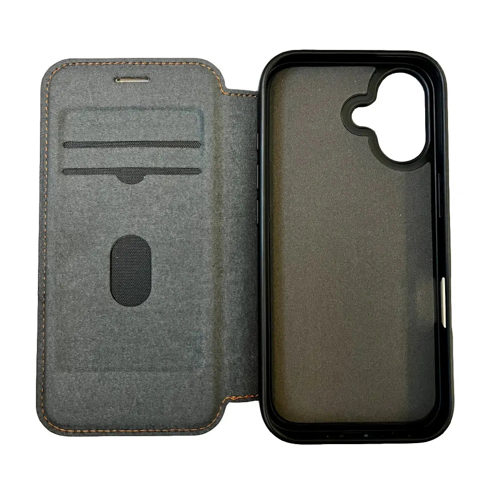 Θήκη Folio TPU Ancus Magnetic Ring για Apple iPhone 17 5G Μαύρη