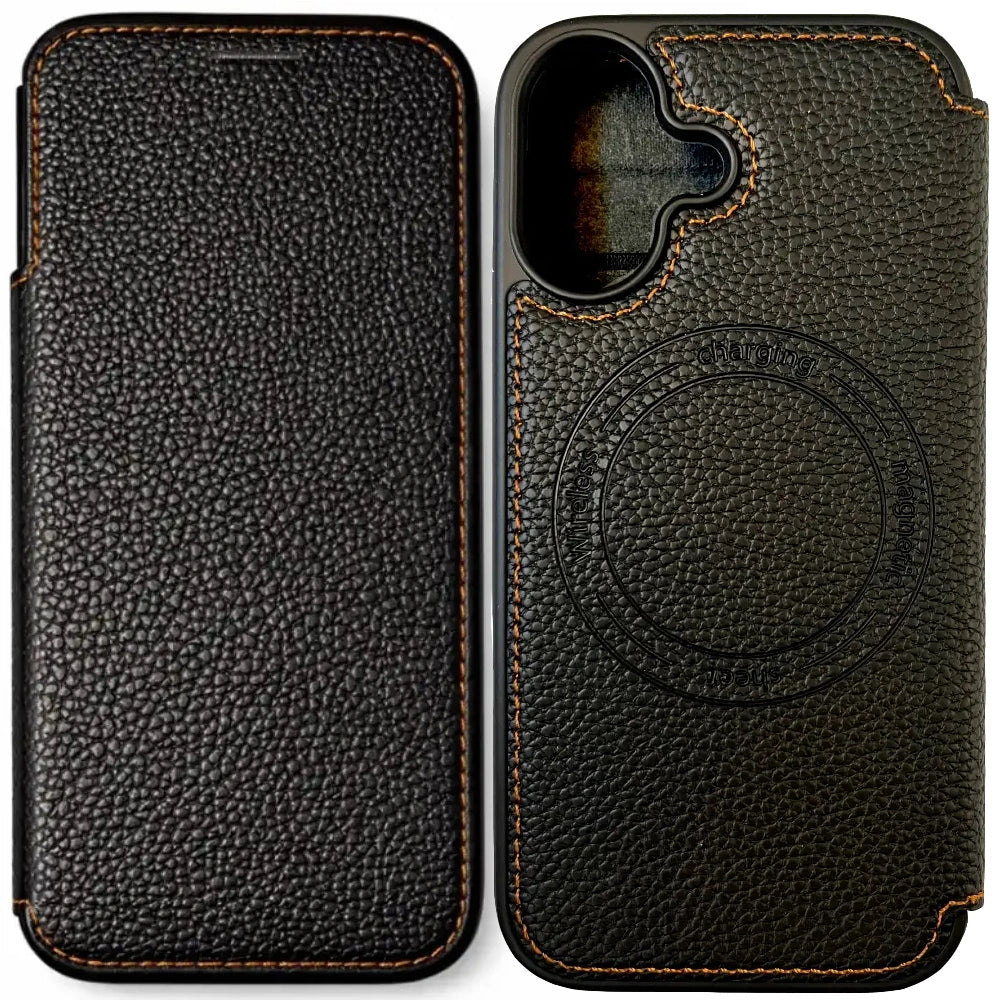 Θήκη Folio TPU Ancus Magnetic Ring για Apple iPhone 17 5G Μαύρη