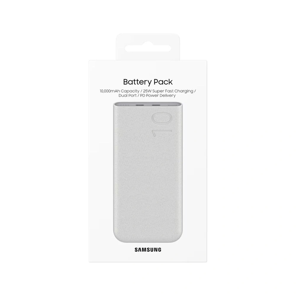 Power Bank Samsung EB-P3400XUEGEU 10000mAh 25W με 2xUSB-C  Beige