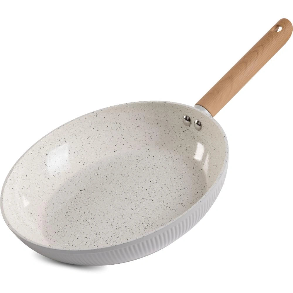 Τηγάνι Κεραμικό Αντικολλητικό 28cm CERAMIC Lamart LT1316 Λευκό