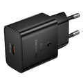 Φορτιστής Ταξιδίου Hoco N76 Star GaN 25W Fast Charge με 1xUSB-C Μαύρος