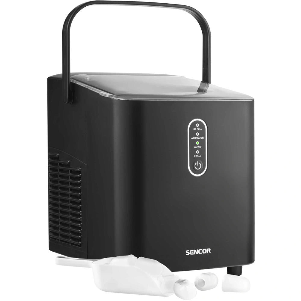 Παγομηχανή Sencor SIM 2500BK 120W Δοχείο Νερού 1lt εως 12kg/24h με Επιλογή Μεγέθους Πάγου και Χρόνο Κύκλου 6 με 8 Λεπτά
