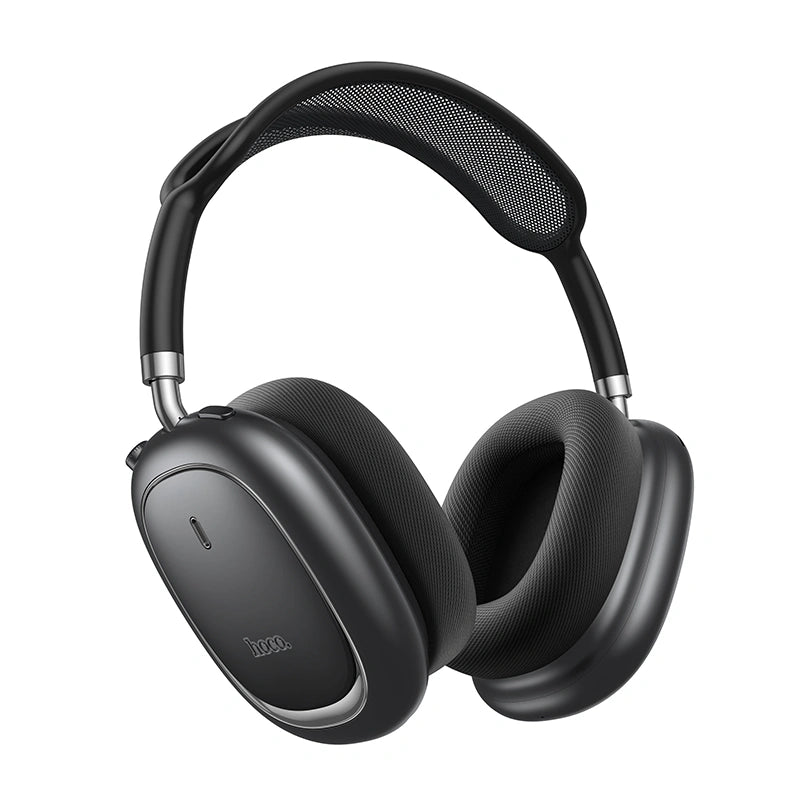 Wireless Ακουστικά Stereo Hoco W68 Calma HiFi Audio ANC v6.0 400mAh 45 Ώρες Ομιλίας AUX USB-C Γκρι