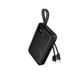 Power Bank Hoco J171A Edge 20000mAh 1xUSB-A 22.5W 1xUSB-C PD20W Digital LED Ένδειξη Μπαταρίας και Braided Καλώδιο USB-C και Lightning Μαύρο