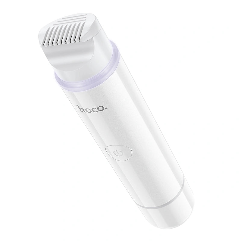 Hoco HP81 Επαναφορτιζόμενο Ladies Shaver 2 σε 1 6000rpm 400mAh IPX6 Κατάλληλο για Χρήση σε όλο το Σώμα Λευκό