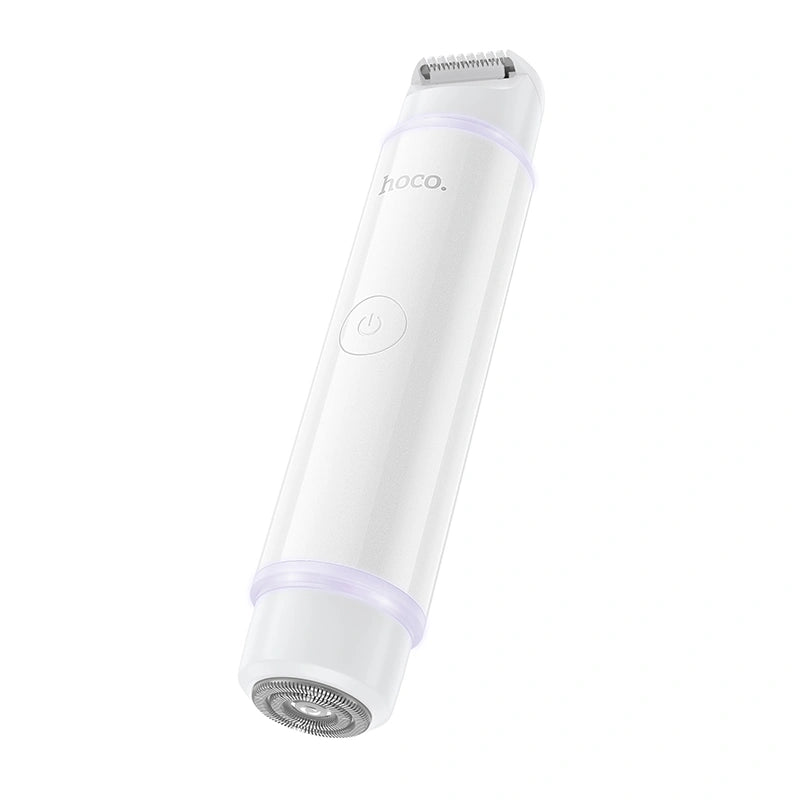 Hoco HP81 Επαναφορτιζόμενο Ladies Shaver 2 σε 1 6000rpm 400mAh IPX6 Κατάλληλο για Χρήση σε όλο το Σώμα Λευκό