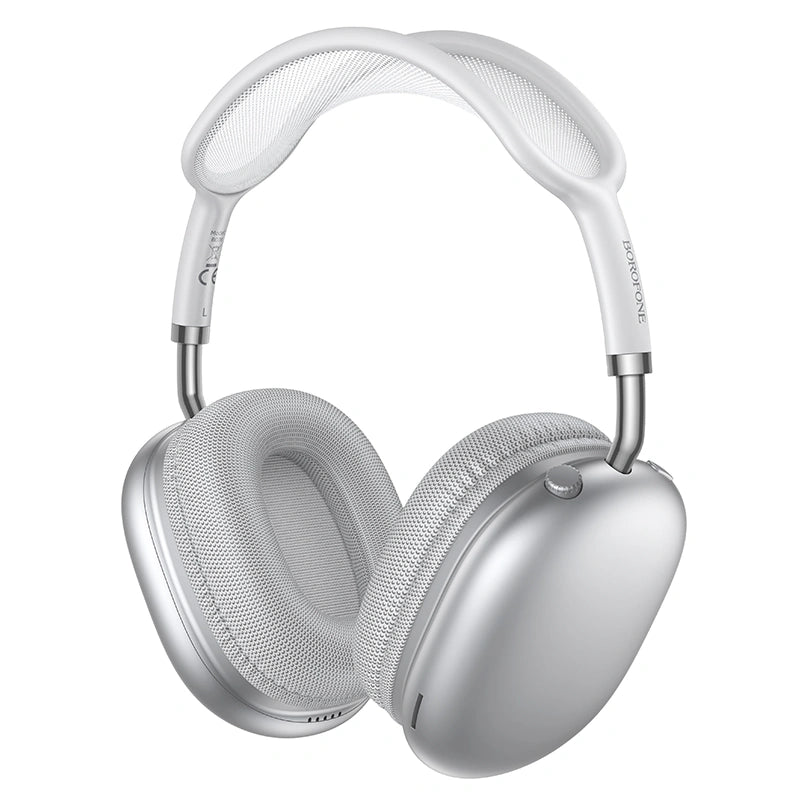 Wireless Hands Free Borofone BO36 Tone TWS v6 300mAh 30 Ώρες Ομιλίας USB-C Ασημί