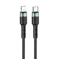 Καλώδιο Hoco. SU99 Pro USB-C σε Lightning Fast Charging PD27W Braided Μαύρο 2m