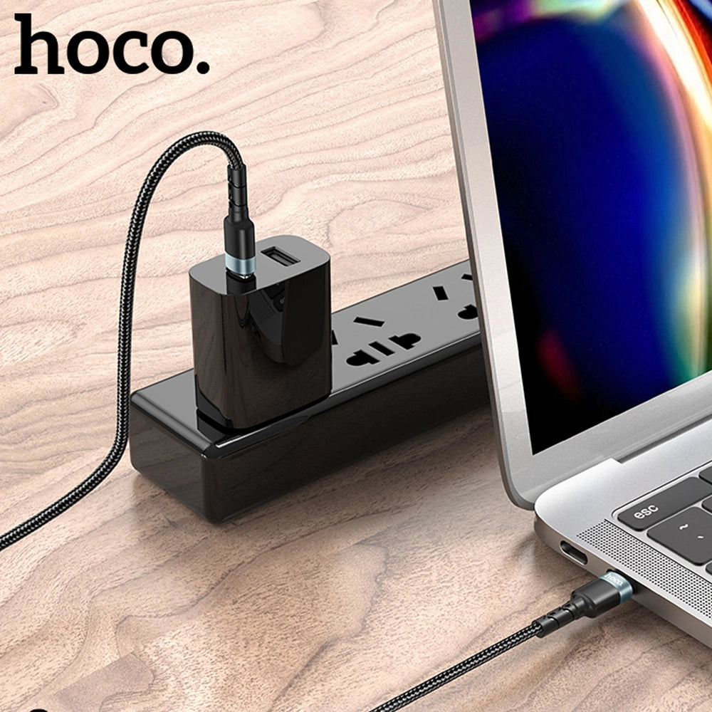 Καλώδιο Hoco. SU99 Max USB-C σε USB-C Fast Charging 60W Braided Μαύρο 2m