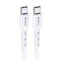 Καλώδιο Hoco. DU01 Novel USB-C σε USB-C Fast Charging 60W 3A Λευκό 1m