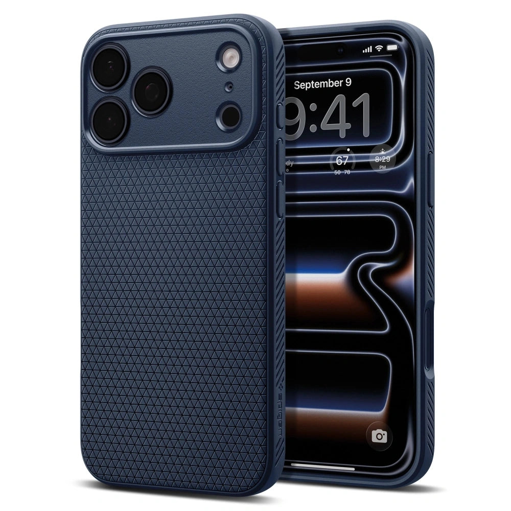 Θήκη Spigen Liquid Air για Apple iPhone 17 Pro  Max Μπλε