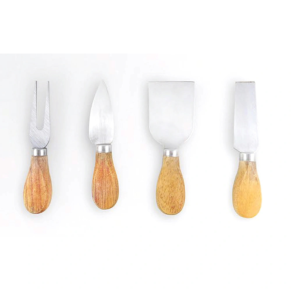 JOCCA CHEESE BOARD AND KNIVES SET WOOD