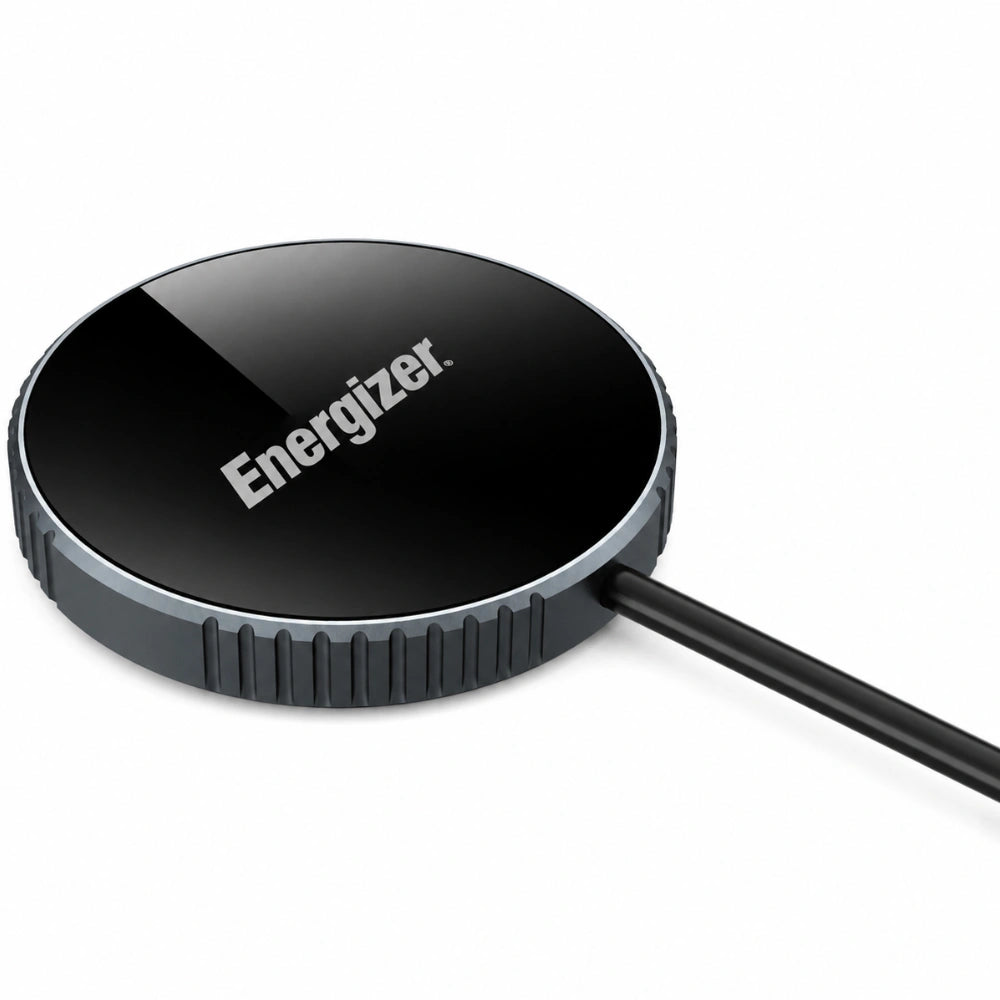 Ασύρματος Φορτιστής Energizer WCP112 15W Ultra-Thin Travel Size Fast Charge USB-C με Πιστοποίηση Qi2 Μαύρος