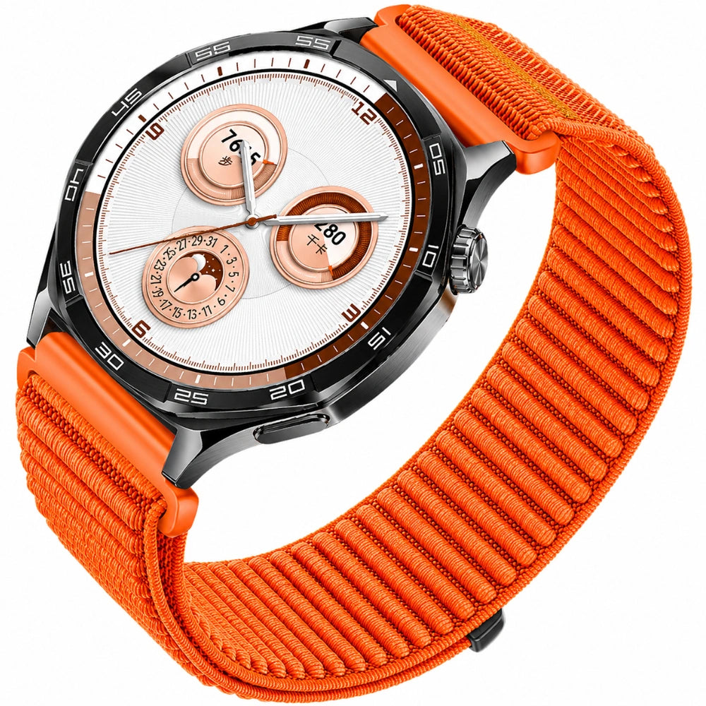 Watchband Hoco WH26 Parkour Series Fabric Strap για Samsung Huawei Xiaomi Vivo OPPO κα 22mm Universal Πορτοκαλί