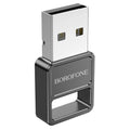 Αντάπτορας Wireless Borofone DH8 USB Bluetooth v5.1 Απόσταση 10m Ταχύτητα 3.0Mbps Μαύρος