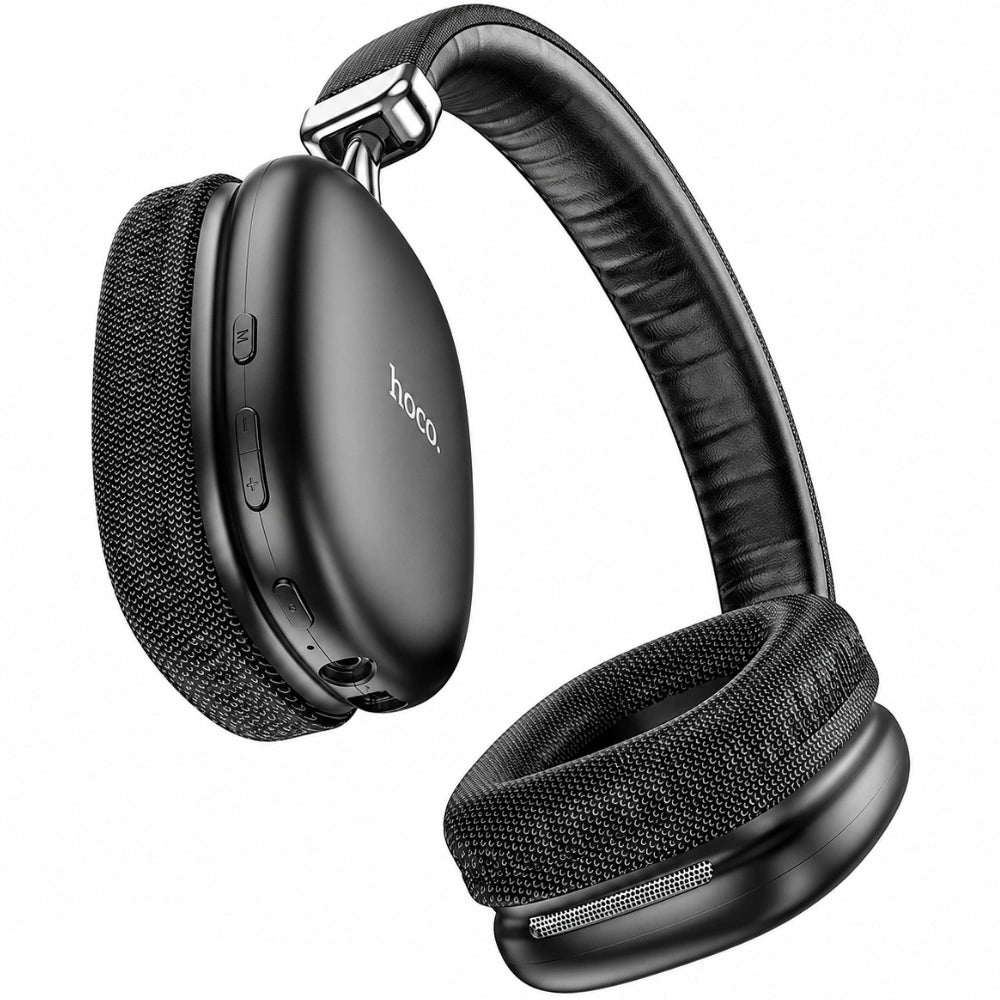 Wireless Ακουστικά Stereo Hoco W35 Hi-Fi v5.3 400mAh με Υποδοχή MicroSD και AUX Μαύρα