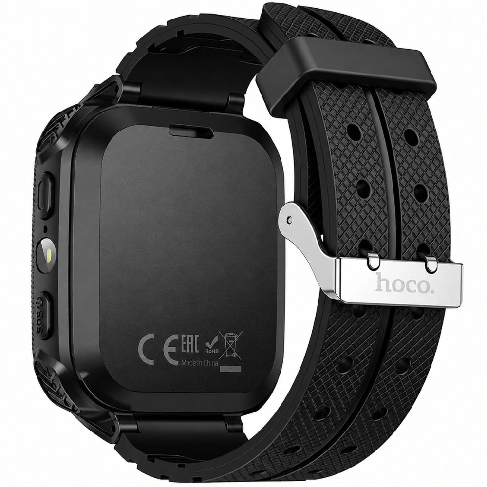 Kids Smartwatch Hoco Y105 2G 400mAh 1.44” GPS Κάμερα με Δυνατότητα Κλήσεων και Μηνυμάτων Μαύρο