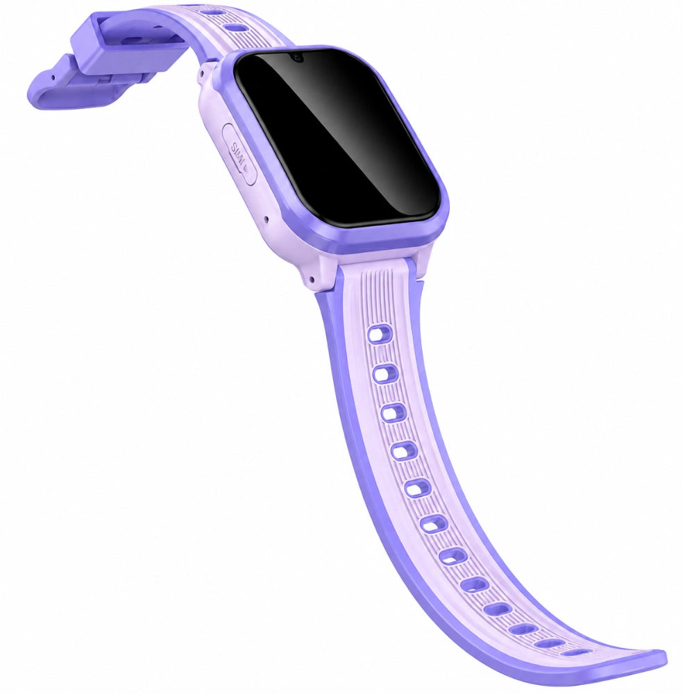 Kids Smartwatch Hoco Y108 4G 730mAh 1.69” LCD με GPS IPX7 και Δυνατότητα Κλήσεων Μωβ