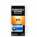 Μπαταρίες Ακουστικών Βαρηκοΐας Duracell 675 Activair 1,45V Τεμ. 6