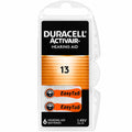 Μπαταρίες Ακουστικών Βαρηκοΐας Duracell 13 Activair 1,45V Τεμ. 6
