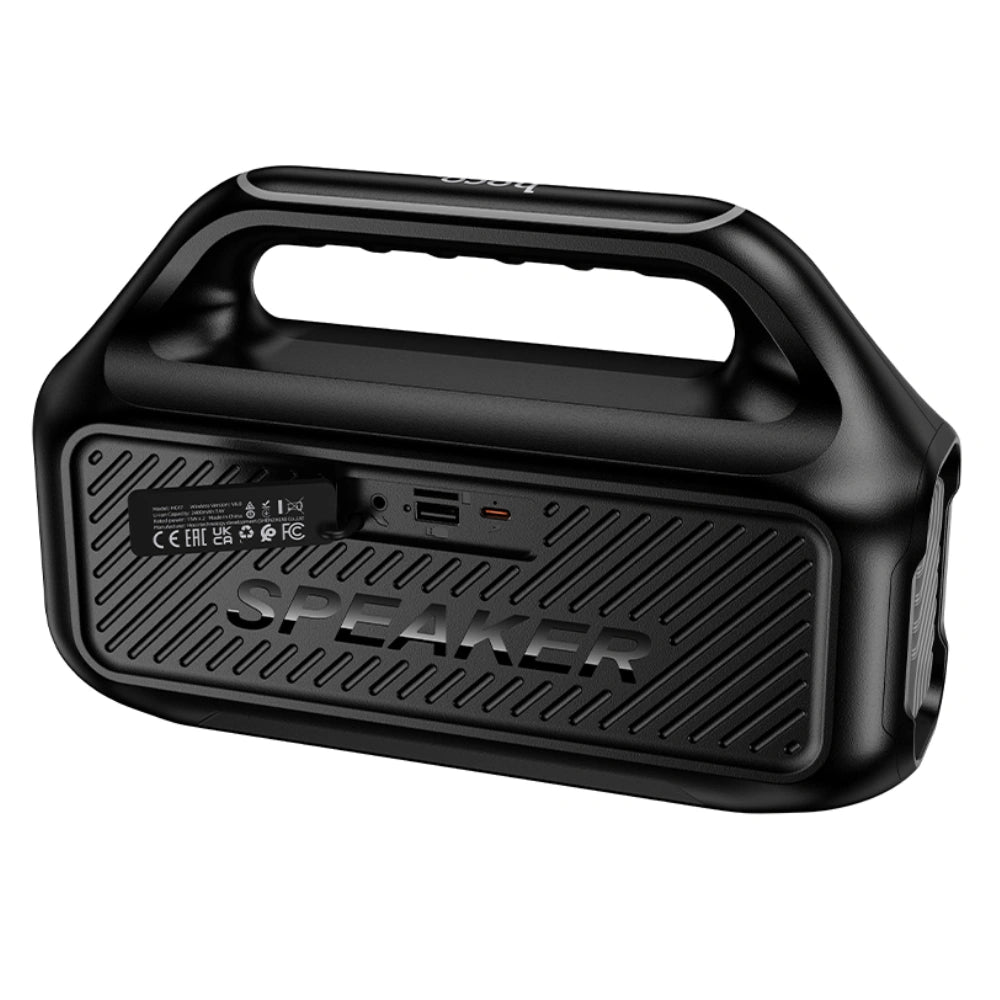 Φορητό Ηχείο Wireless Hoco HC47 Delight TWS BT 6.0 2400mAh 2x15W με FM Micro-SD USB Playback και AUX Μαύρο