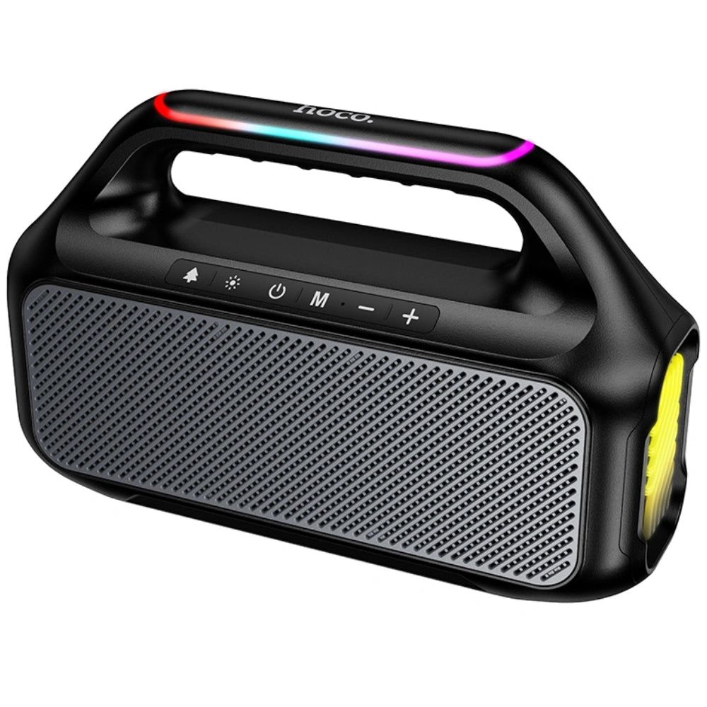Φορητό Ηχείο Wireless Hoco HC47 Delight TWS BT 6.0 2400mAh 2x15W με FM Micro-SD USB Playback και AUX Μαύρο