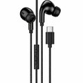 Hands Free Hoco. DM48 Rock Stereo USB-C με Μικρόφωνο 1.2m Μαύρα Συμβατά με Όλες τις USB-C Συσκευές