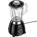 Μπλέντερ Hoco. HE33 Retro 1.5lt 500W με Λεπίδες απο Ανοξείδωτο Ατσάλι Γυάλινη Κανάτα 2 Ταχύτητες + Pulse Μαύρο