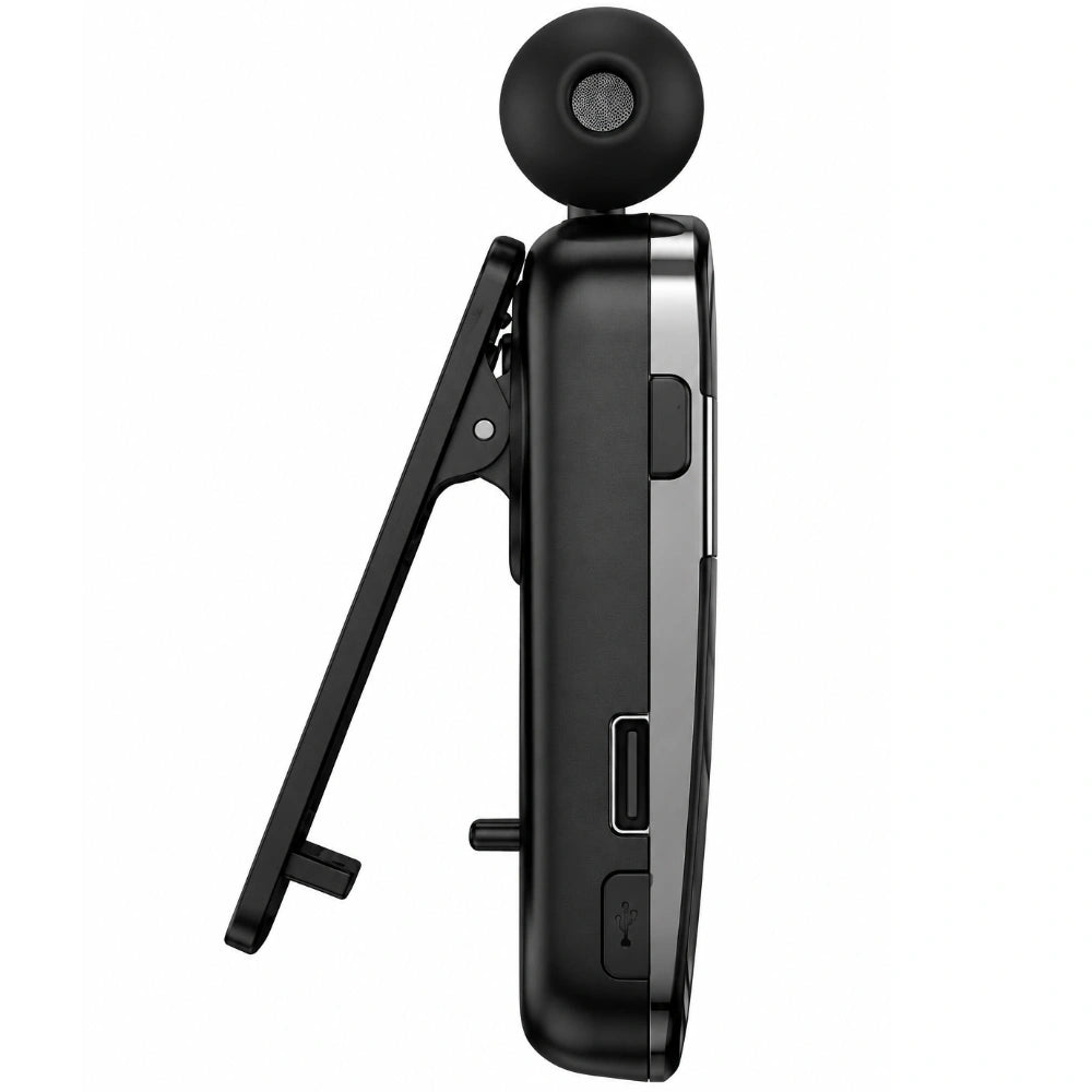 Bluetooth Hands Free Hoco. DES54 String v5.4 70mAh 10hr Talk Time Μήκος Καλωδίου 30cm Μαύρο