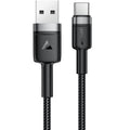 Καλώδιο Acefast C22-04 USB-A σε USB-C 18W 3A Braided Μαύρο 1.2m