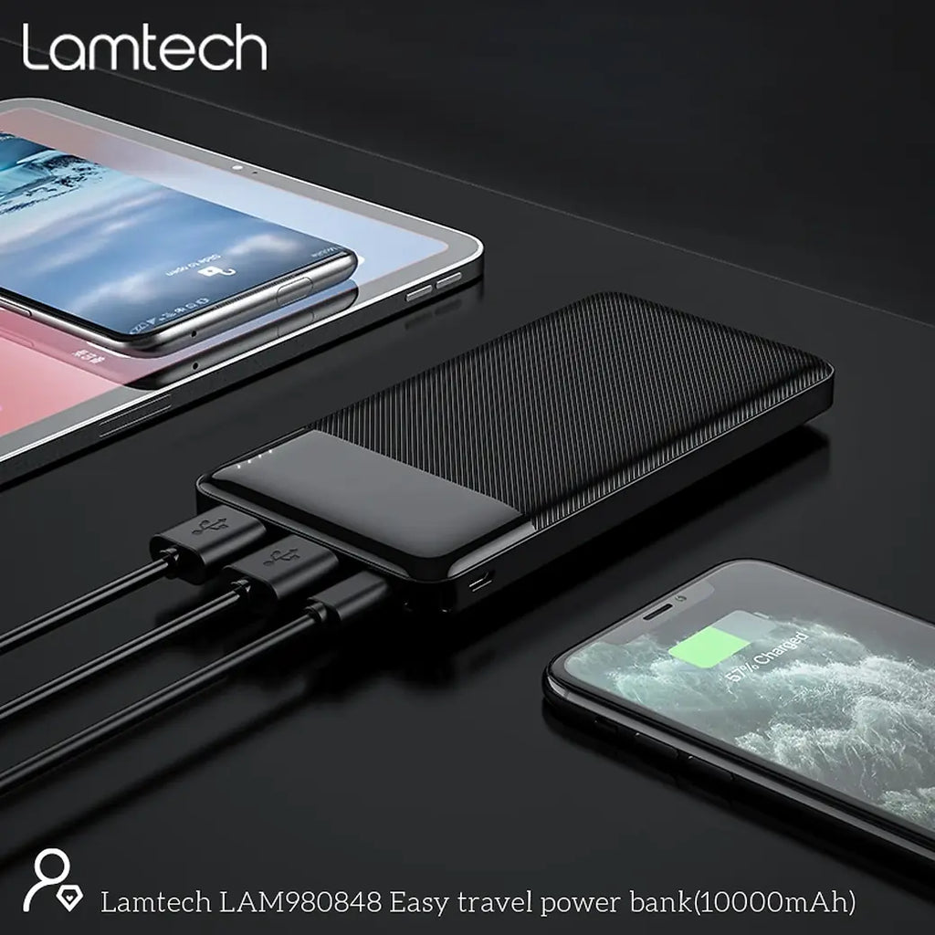LAMTECH HIGH POWER CABLE USB TO TYPE-C 1M 27W WHITE