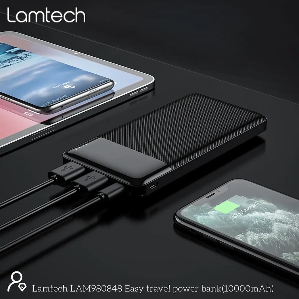 LAMTECH HIGH POWER CABLE USB TO TYPE-C 1M 27W WHITE