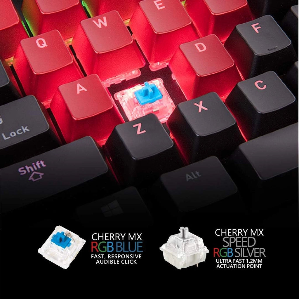 Thermaltake Μηχανικό Πληκτρολόγιο RGB+