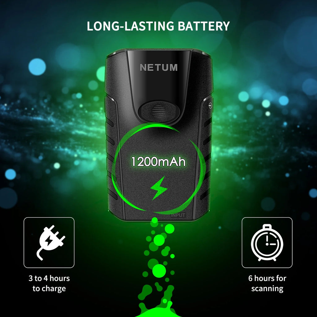 NETUM BLUETOOTH PORTABLE 2D SCANNER FOR SMARTPHONE/TABLET