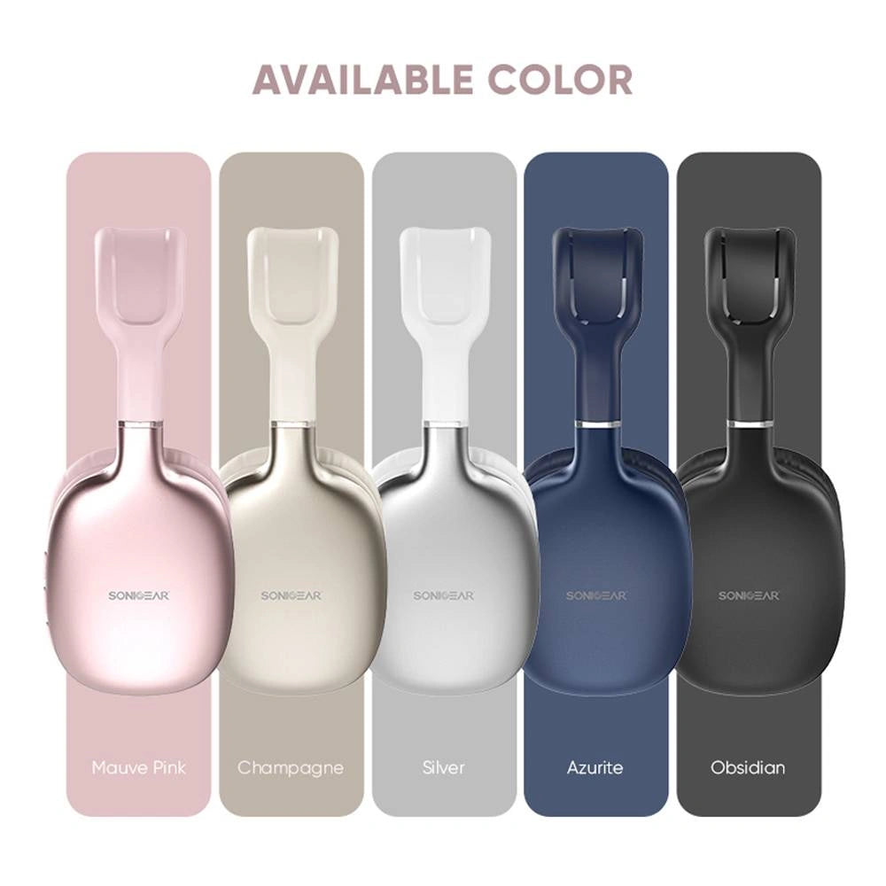 SONICGEAR BT5.4 HEADPHONES 2024 AIRPHONE 6 SILVER