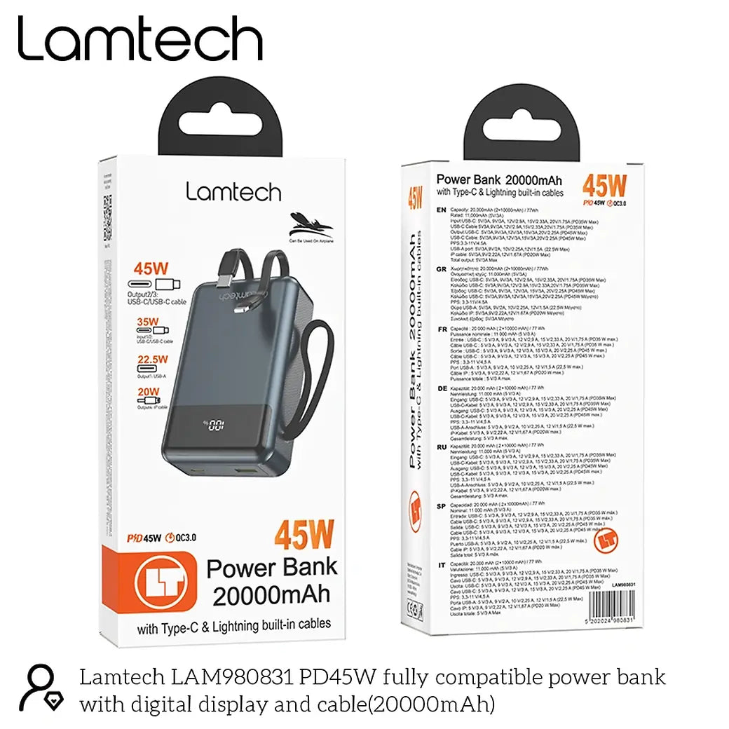 LAMTECH MAGNETIC CARD HOLDER