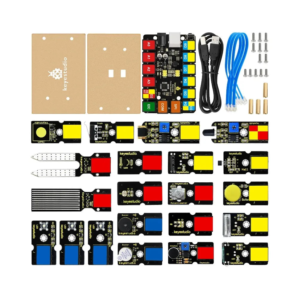Keyestudio EASY PLUG Starter Kit for Arduino 21pcs Modules
