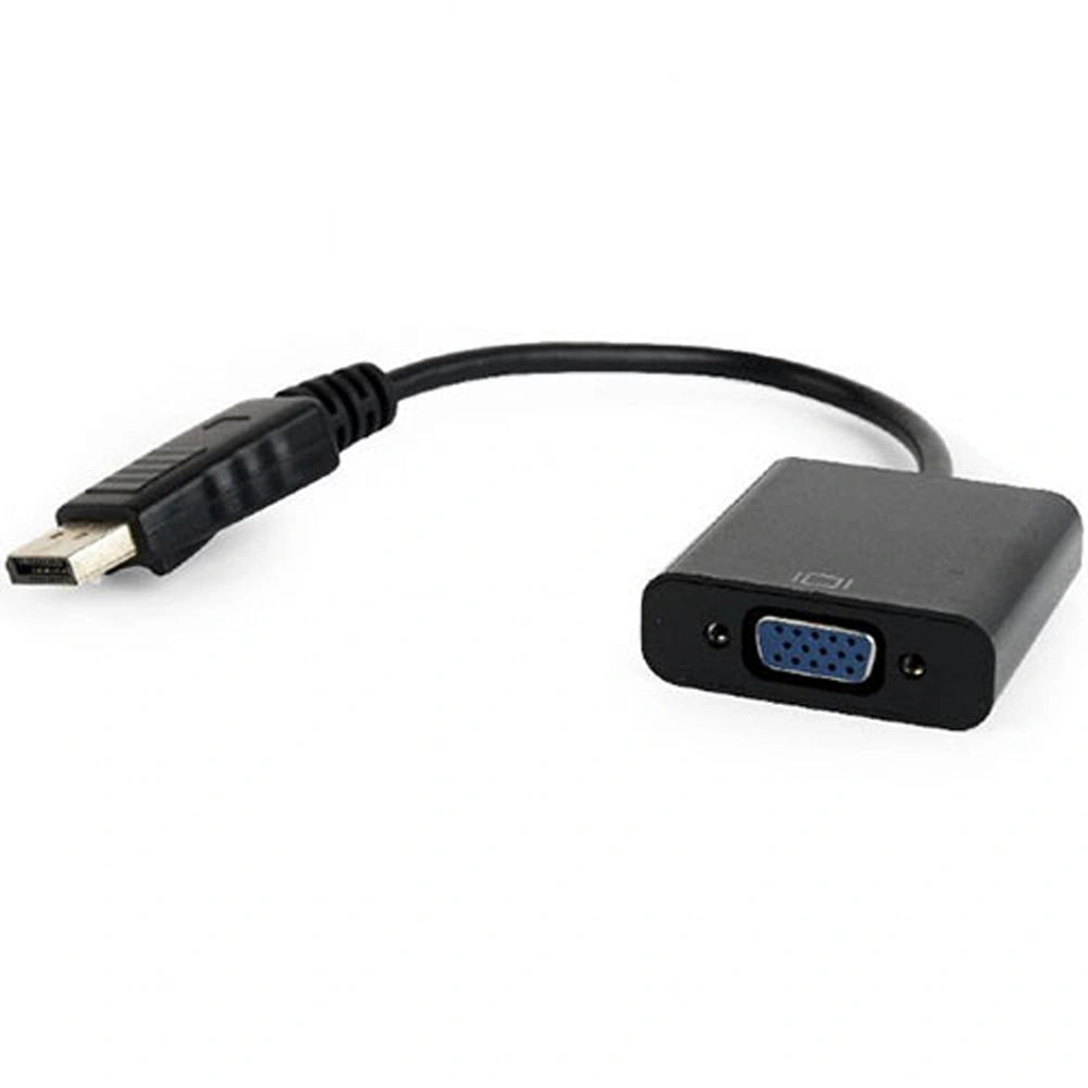CABLEXPERT DISPLAY PORT TO VGA ADAPTER CABLE BLACK