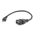 CABLEXPERT USB OTG AF TO MICRO BM CABLE 0,15m RETAIL PACK