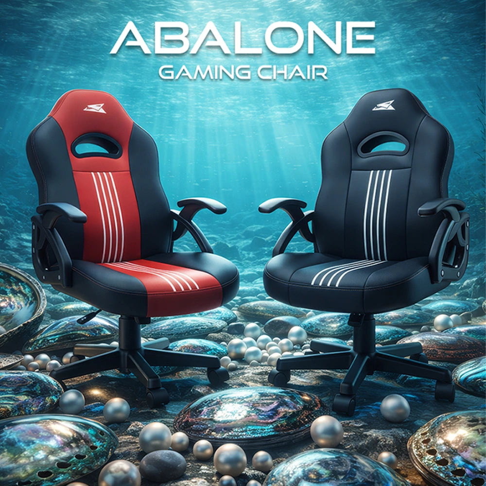 BARACUDA GAMING CHAIR ABALONE BLACK RED