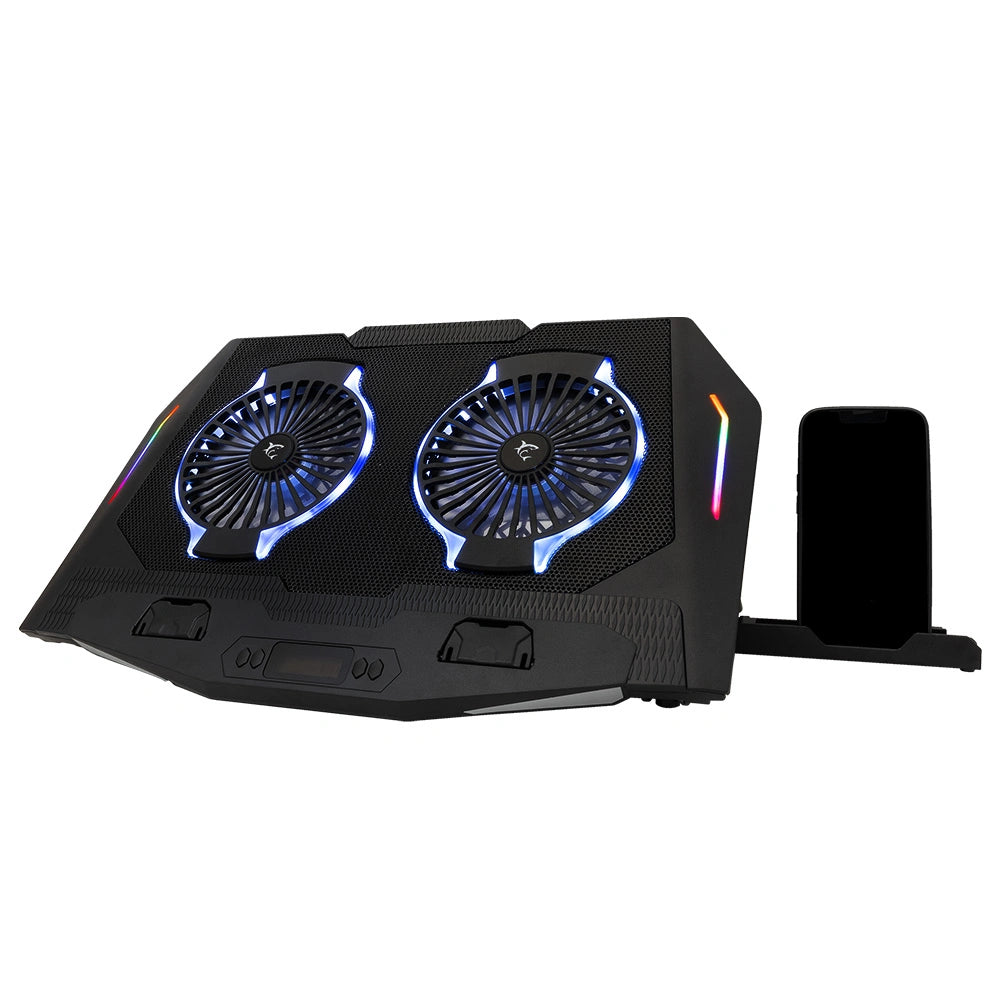 WHITE SHARK COOLING PAD GCP-10 2 FANS RGB