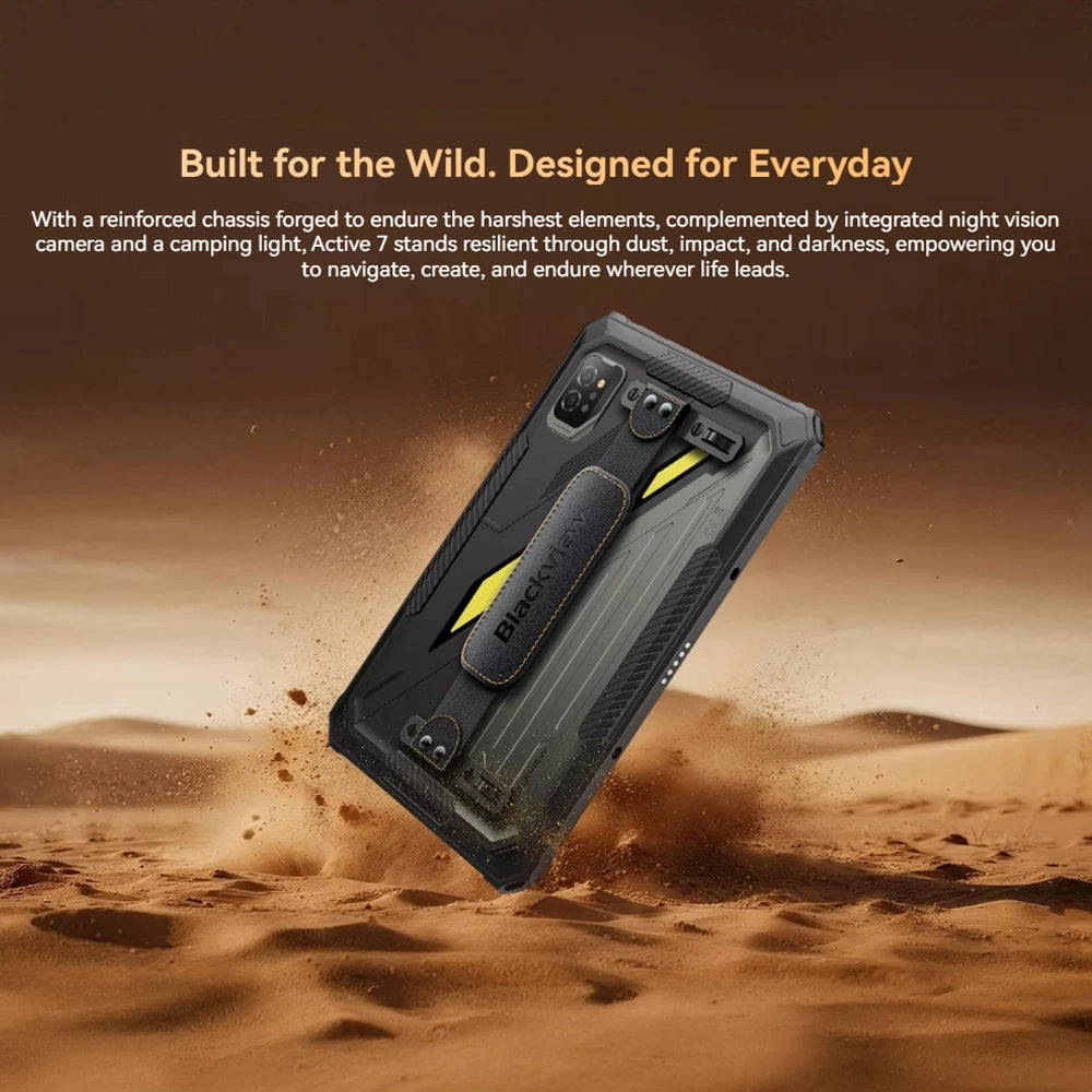 BLACKVIEW OCTA-CORE 4G ACTIVE 7 11' (6GB+128GB) RUGGED TABLET NFC ANDROID 15 BLACK