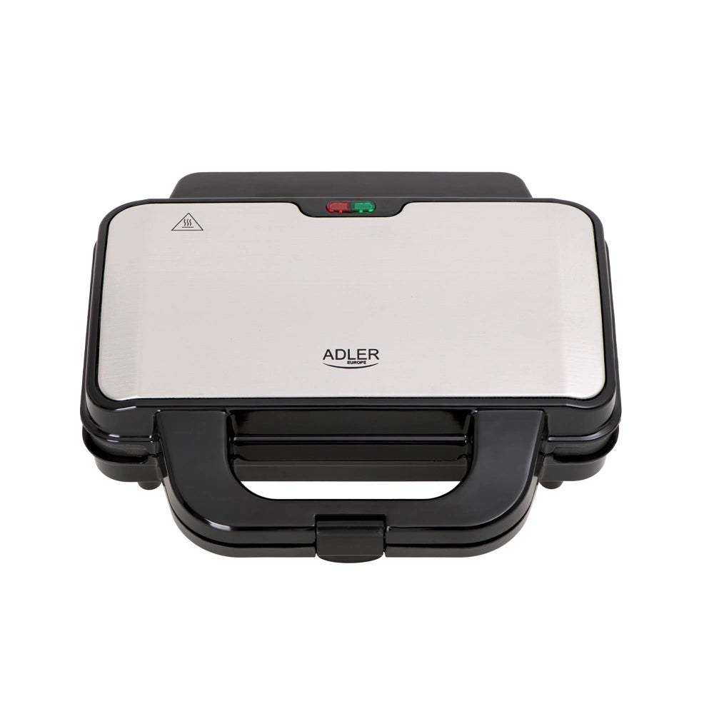 ADLER SANDWICH MAKER XXL SIZE 1300W BLACK SILVER