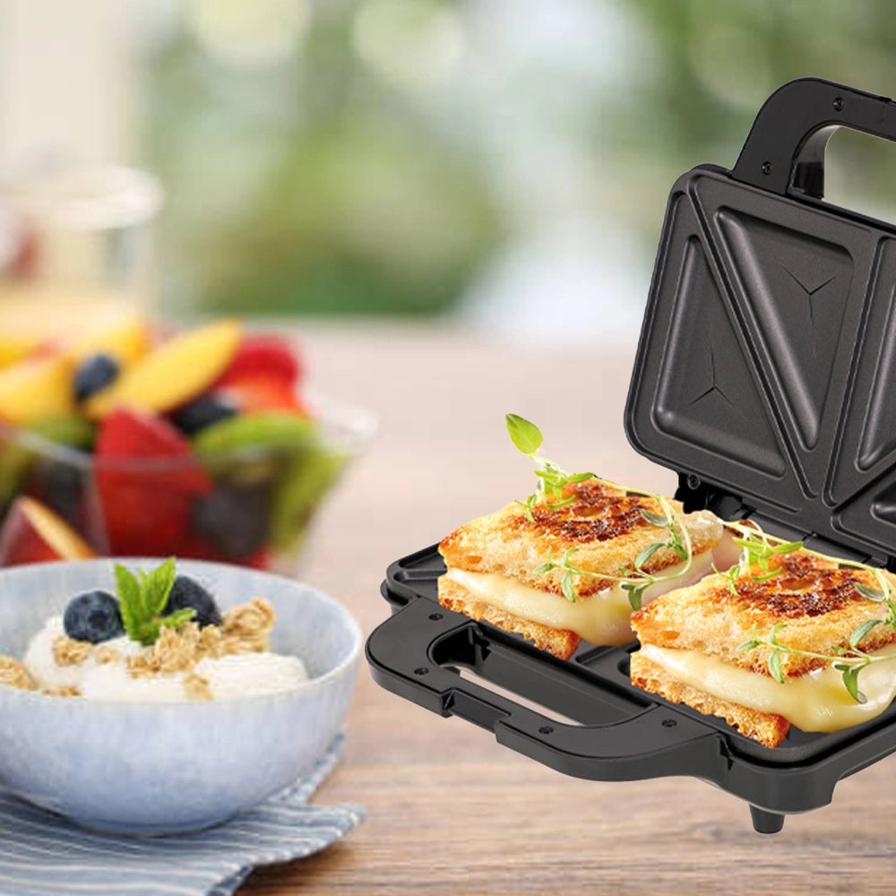 ADLER SANDWICH MAKER XXL SIZE 1300W BLACK SILVER