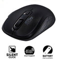 ALCATROZ SILENT AIRMOUSE DUO 7X WIRELESS/BT MOUSE BLACK