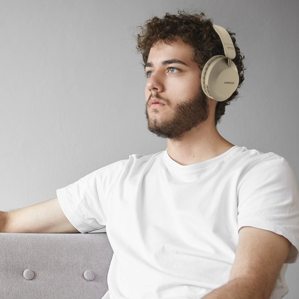 SONIC GEAR BT5.4 HEADSET AIRPHONE DNC 3000 CREAM