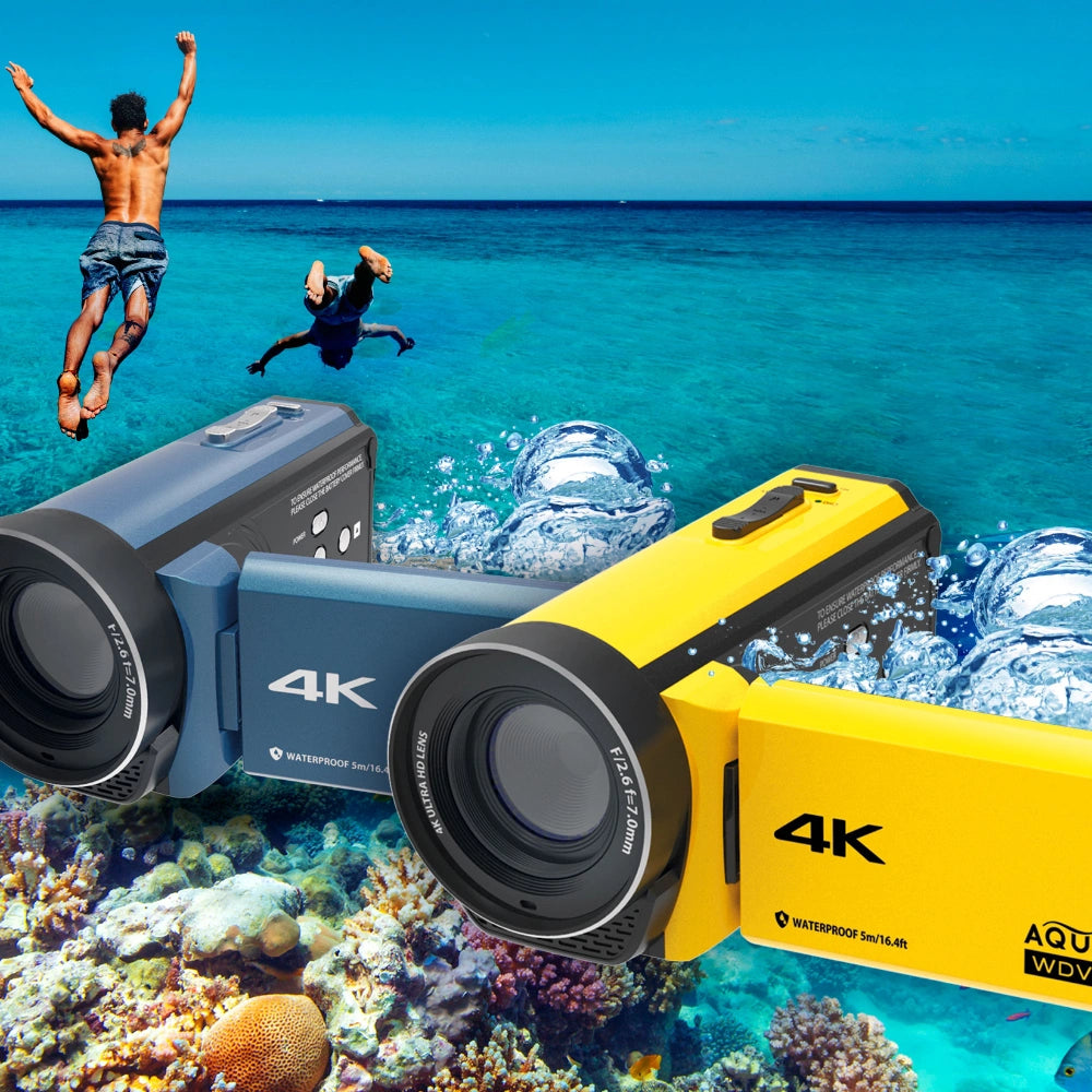 AQUAPIX WATERPROOF DV CAMCORDER WDV5630 YELLOW